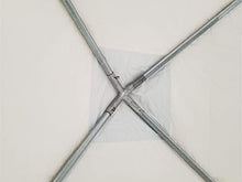 Party Tents Direct 10' x 10' Weekender Frame Canopy with Blue White Cover