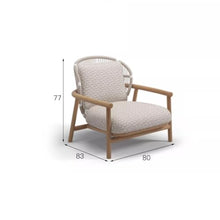 NEKCOCO Lounge Chair Outdoor Design Villa Sofa Patio Balcony Lazy Waterproof Sunproof Rattan Chair Garden Furniture
