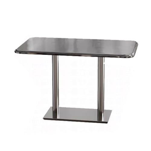 JOSOGO Indoor/Outdoor Bistro Table and Chairs Set for Patio Stainless Steel Folding, Kitchen Prep & Work, Board Games and Camping Picnic(G1.2M*0.6M)