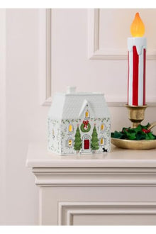 SODEF Decorative LED Lighted Candle 7.1 x 6.7 x 15 in | Multicolor | One Size | Plastic | Flameless Ambiance Decor for Home, Parties, Holidays - 7.1x6.7x15 in