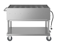 48 in. Commercial Mobile Outdoor Grill Stainless Steel, ETL Listed in Stainless-Steel (KM-CGM-48)