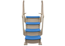 Confer Plastics Drop in Above Ground Pool Step with Blue Treads