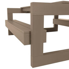 highwood Monroe Modern Picnic Table, Woodland Brown