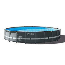 Intex Round Ultra XTR Frame Swimming Pool Set with Filter Pump Gray