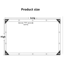 IBOWZ Clear Waterproof Tarp Customized Clear Tarps Heavy Duty Waterproof Partition Curtains with Grommets for Garden, Patio, Lawn Plants