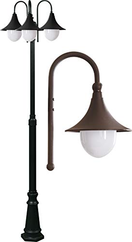 DABMAR LIGHTING INC GM9903-BZ Fixture,Post,9903,BZ,Marquee,3 Light