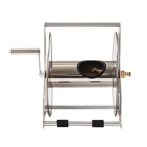 CAARLA Hose Reels Garden Supplies 1/2 3/4 30m 40m Garden Watering Hose Reel Garden Water Reel(40Meter)