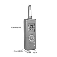 MVUYO Temperature Instruments Digital Thermometer Hygrometer Humidity & Temperature Sensor Pyrometer Psychrometer