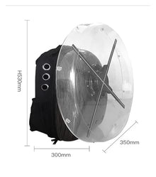 YHMMYSHX 3D Holographic Projection Advertising Machine Naked Eye No Screen Display Fan Special Protective Cover Outdoor Backpack Easy to Change Video(56cm- Backpack)