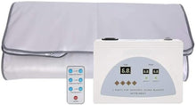 TZLGMDER Sauna Blanket Steam Blanket Security Heating Blanket Shaping Weight Loss Machine 2 Zones, Waterproof Material.