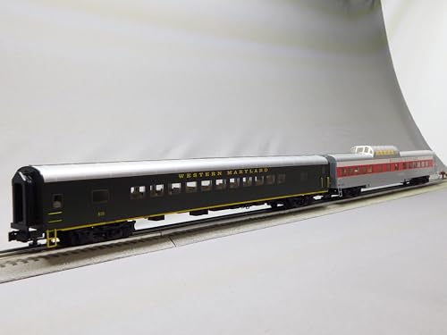 Lionel Western Maryland Scenic RR O Gauge Passenger Car 2-Pack Multi Colored