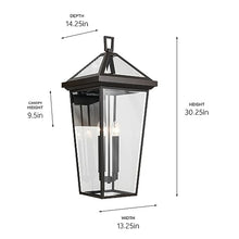 Kichler Regence 4-Light Outdoor Wall Light Old Bronze
