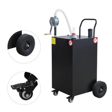 Fuel Caddy 50 Gallon, Gas Storage Tank With Manual Transfer Pump, Portable Gas Caddy Gasoline Diesel Fuel Container for Cars, Lawn Mowers, Trucks, ATVs, Boats