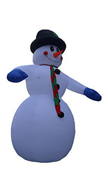 20 FT Tall Giant Christmas Inflatable Snowman with Hat and Scarf