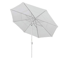 California Umbrella 11' Round Aluminum Market Patio Umbrella with Crank Lift and Collar Tilt Canvas