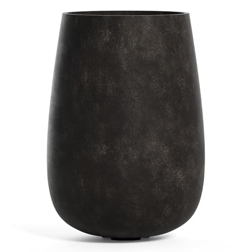 COSAPOTS Mondo High Tall Fiberglass Planter, Indoor/Outdoor