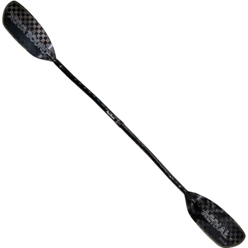 AQUA BOUND Carbon Versa-Lok Bent Shaft Kayak Paddle 4-Piece Black