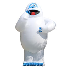 Christmas Giant Inflatable Abominable Bumble Snowman with Led Lights,Xmas Blow Up Snow Monster Winter Outdoor Lawn Decor for Festive Party Decoration Supplies (White, 16ft 5mH)