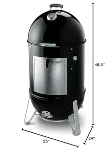 Weber 22-Inch Smokey Mountain Cooker Charcoal Smoker Black
