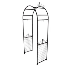 Panacea 83690 Rustic Heirloom Cottage Garden Arbor, Brown, 96" H