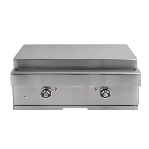 Turbo 32-inch 2-Burner Built-In Stainless Steel Teppanyaki Grill - Propane