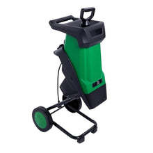 RUODATONLY Electric Wood Chipper Shredder, 20:1 Reduction Ratio，1.6 Inch Cutting Diameter, 2400W Motor, with 50L Collecting Bag for Branches Twigs Green