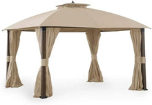 IRTGFHJE Gazebo Canopy Replacement Replacement Canopy Top Cover Beige Gazebo