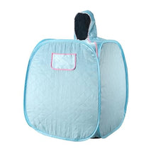 POGHDBXA Sauna Accessories, Portable Folding Steam Sauna Bag SPA Room Tent Box Without Steamer for One Person Weight Loss Full Body Slimming(Blue)