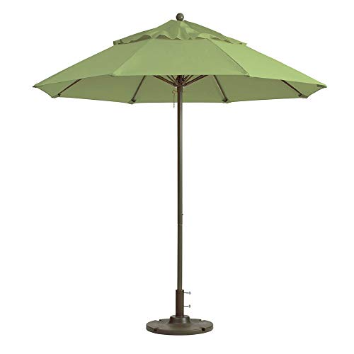 Grosfillex Windmaster 9ft Round Umbrella in Pistachio