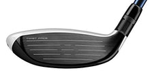 TaylorMade SIM MAX Hybrid #4 22 Degree Loft Left Hand Stiff Flex Titanium Black Blue