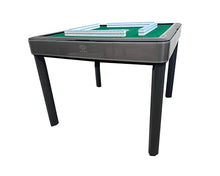 usamjtable Gray Ultra-Thin 4-Legged Automatic Mahjong Table with 40mm Numbered Tiles