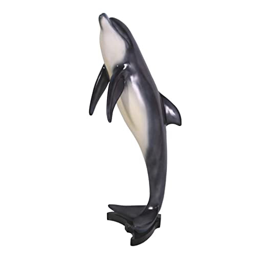Design Toscano Large Leaping Sea Dolphin Statue Full Color