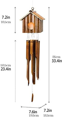 ZerHoc Wind Chime,Garden Wind Chimes for Garden Bamboo for Outdoor & Indoor Garden Yark Patio and Home Outdoor Creative Ornaments Decoration Wind Chime Outdoor Decor