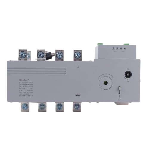 WRBSUJTMM ATS SLS2-250A 4P 400V 250A ATS Dual Power Automatic Transfer Switch Universalschalter Dieselgeneratorteile Leistungsschalter