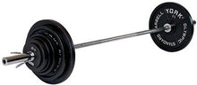 York Barbell Weight Bench with 300 LBS Weight Set