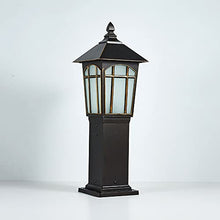 KADELONG 1, Outdoor Yard Lamps E27 1-Light Waterproof Lawn Lights - Villa Garden Floor Mount Lighting Fixture Landscape Deck Porch Patio External Path Lights H23.25in,Chandelier Lighting, jq-842
