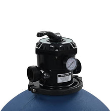 vidaXL Pool Filter Blue High-Density polyethylene Large Durable