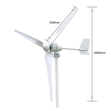 20KW Horizontal Wind Power Turbine Generator for Home Farm Electric Alternator 24V 48V Windmill Three Phase AC(48V_20KW)
