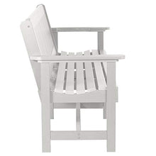 Sequoia Professional CM-BENSQ62-WHE Commercial Grade Exeter 6 Foot Garden Bench, White