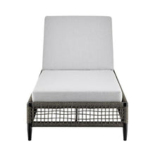 Armen Living Felicia Outdoor Chaise Lounge Standard Black