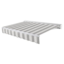 Awntech 20' Destin Left Motor (20' x 10') Retractable Patio Awning, Gunmetal/Gray Multi