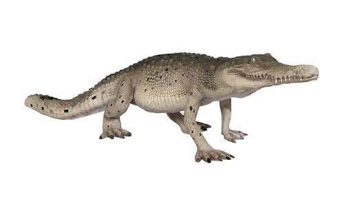 Timeless Reflections by AFD Home Crocodile Walking Statue, 4-Foot Realistic Crocodile, 11.50 Inches x 9.25 Inches x 50.25 Inches
