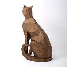 Cheetah Metal Sculpture - Handmade Artwork for Home or Garden Decor-3D Metal Standing Sculpture