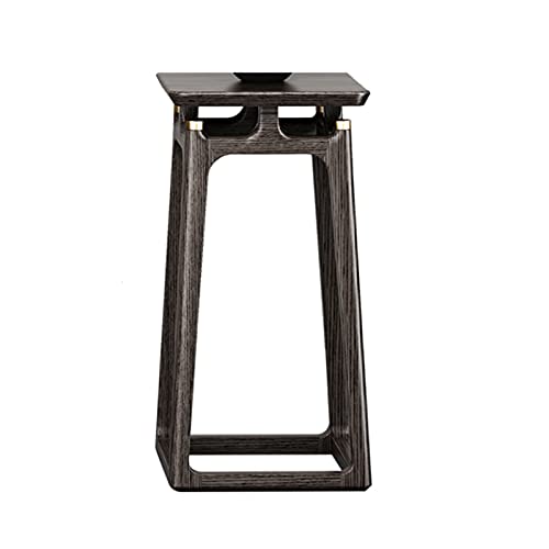 RWGOVLU Bonsai Base Wood Plant Stand Indoor Outdoor Flower Shelf Rack Plant Holder In Garden Balcony Patio Living Room 25.6 Inch High Stable Home Decoration Display Stand