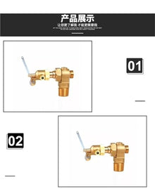 CO2 bottle head valve ERF12/15 container fire accessories extinguishing system components valves