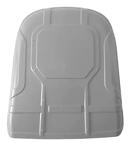 Universal Tractor Canopy and Sun Shade Roof, Weather-Resistant Hard Top Cover with Internal Support Frame for Riding Lawn Mowers and Utility Tractors，Gray
