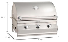 Fire Magic C540i-RT1P Choice 30-Inch Built-In Propane Grill, 540 Sq. In.