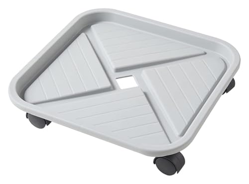 QUANGJN Heavy Duty Plant Caddy with Wheels for Moving Plant Stand and Flower Pot Medium Size,L