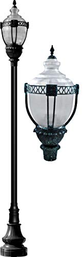 DABMAR LIGHTING INC GM8935-VG Fixture,Acorn,8935,VG,Clear Top