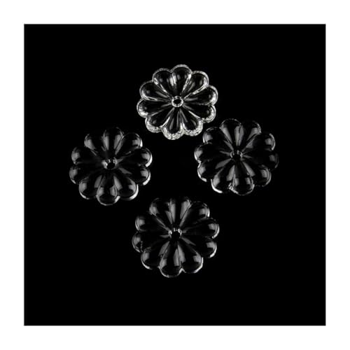 Crystal Chandelier Prism, Sun Catcher, Various Sizes Clear Crystal Rosettle Beads Shape Glass Chandelier Parts for Home Decor(35mm,500pcs)